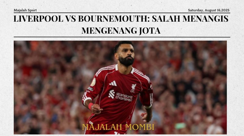 Liverpool vs Bournemouth: Salah Menangis Mengenang Jota
